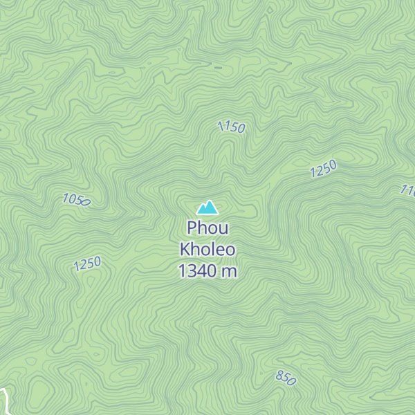 Map of Phou Kholeo