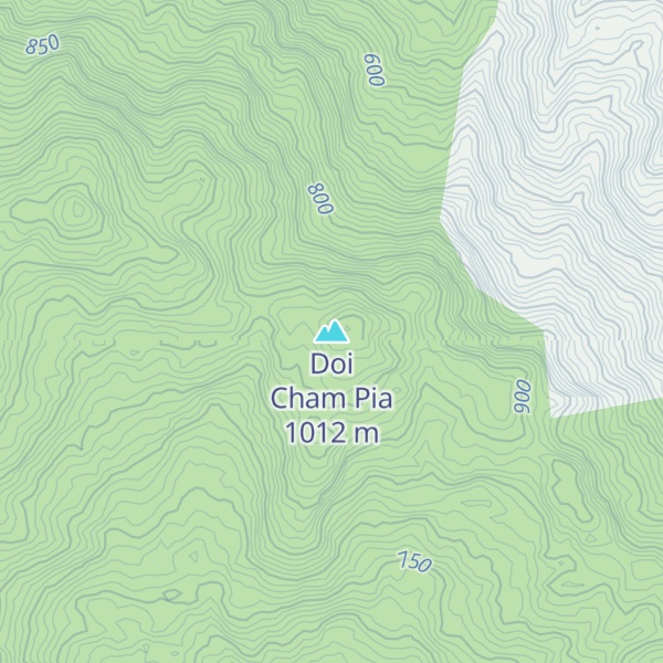Map of Doi Cham Pia