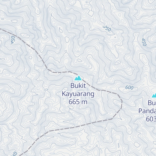 Map of Bukit Kayuarang