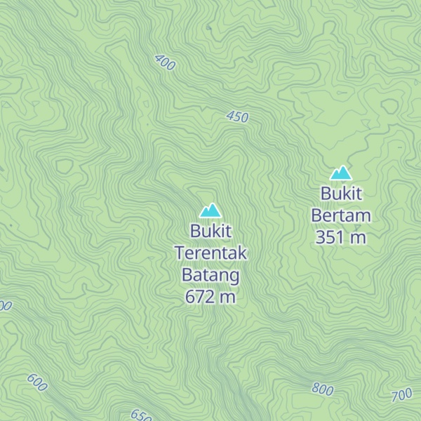 Map of Bukit Terentak Batang