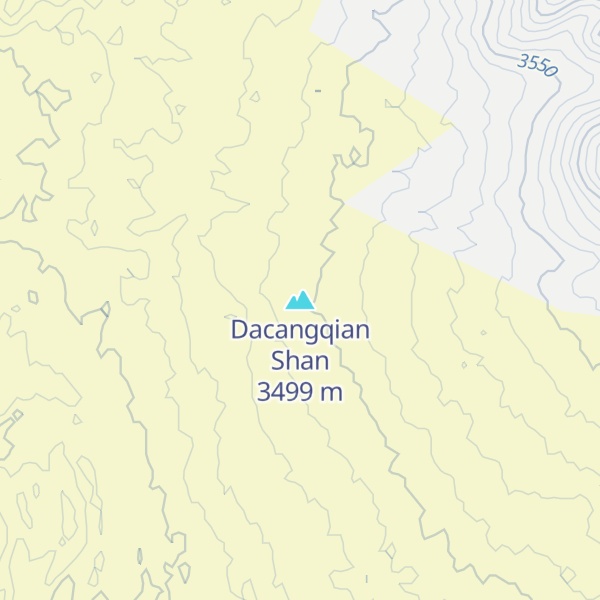 Map of Dacangqian Shan