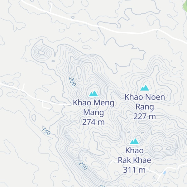 Map of Khao Meng Mang