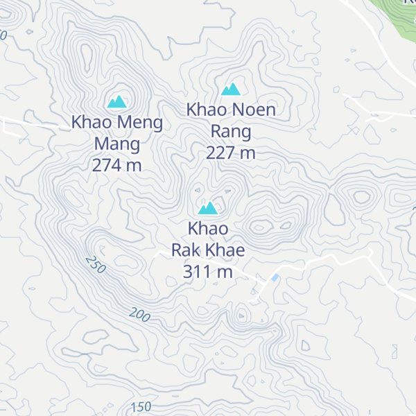 Map of Khao Rak Khae
