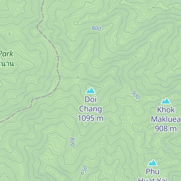 Map of Doi Chang