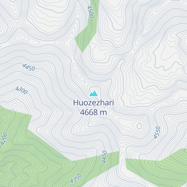 Map of Huozezhari