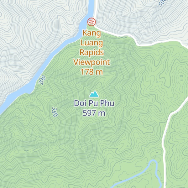 Map of Doi Pu Phu