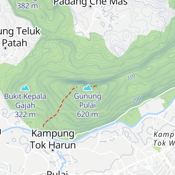 Map of Gunung Pulai
