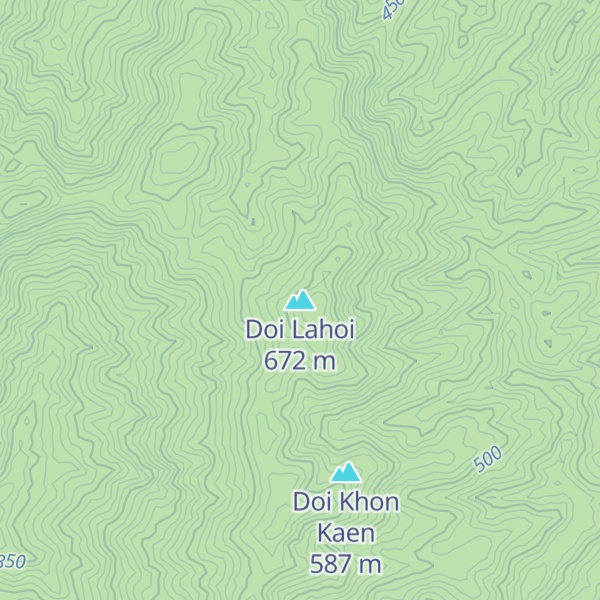 Map of Doi Lahoi