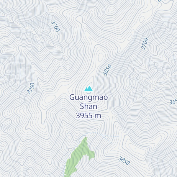 Map of Guangmao Shan