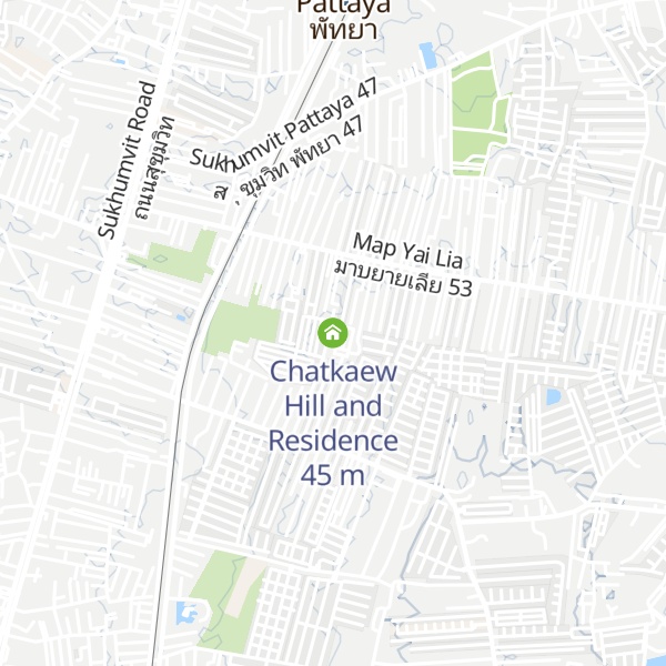 Map of Chatkaew Hill and Residence