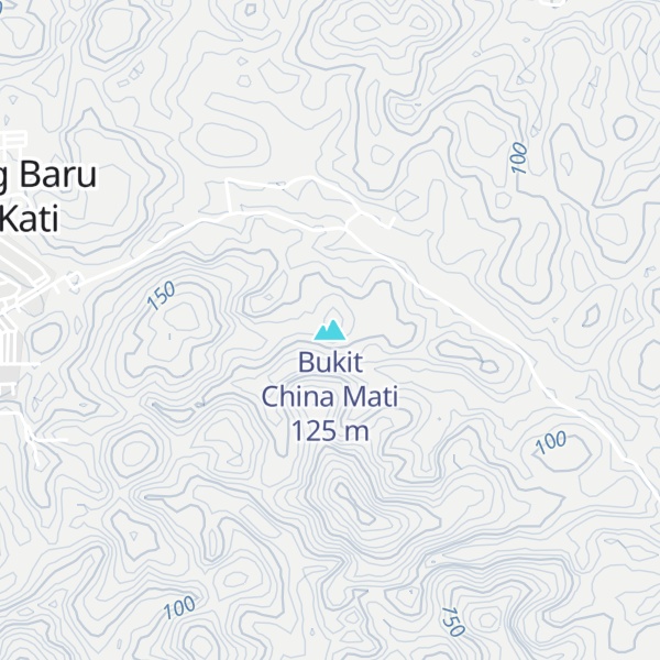 Map of Bukit China Mati