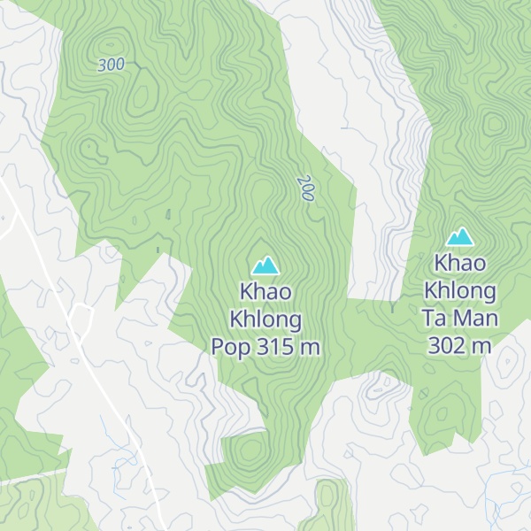 Map of Khao Khlong Pop