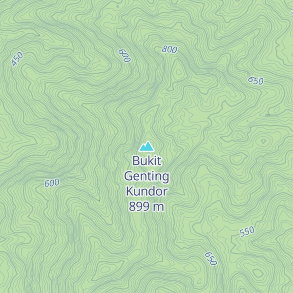 Map of Bukit Genting Kundor