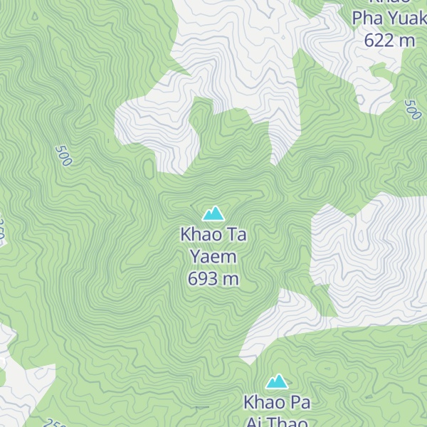 Map of Khao Ta Yaem