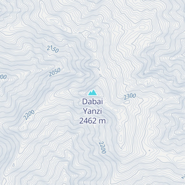 Map of Dabai Yanzi