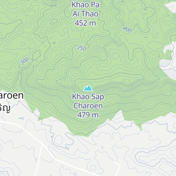 Map of Khao Sap Charoen