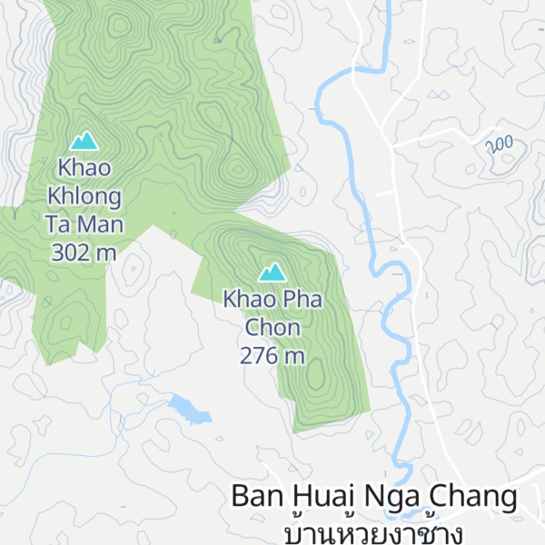 Map of Khao Pha Chon