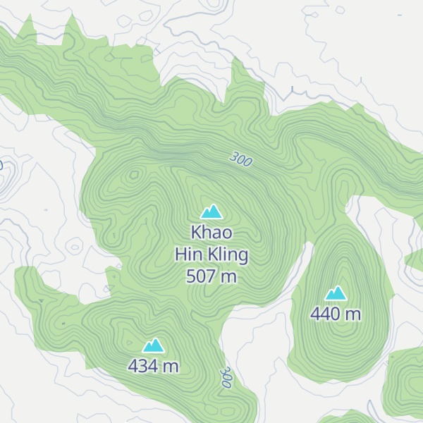 Map of Khao Hin Kling