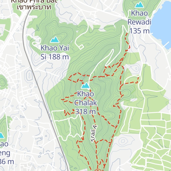 Map of Khao Chalak
