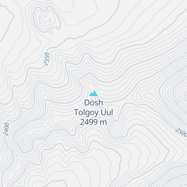 Map of Dösh Tolgoy Uul