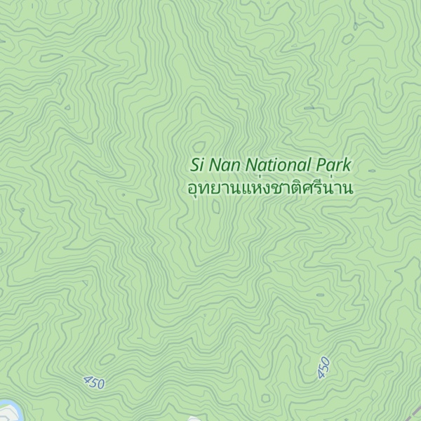 Map of Doi Pu Lon