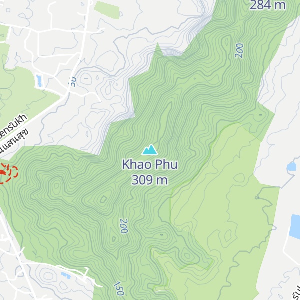 Map of Khao Phu