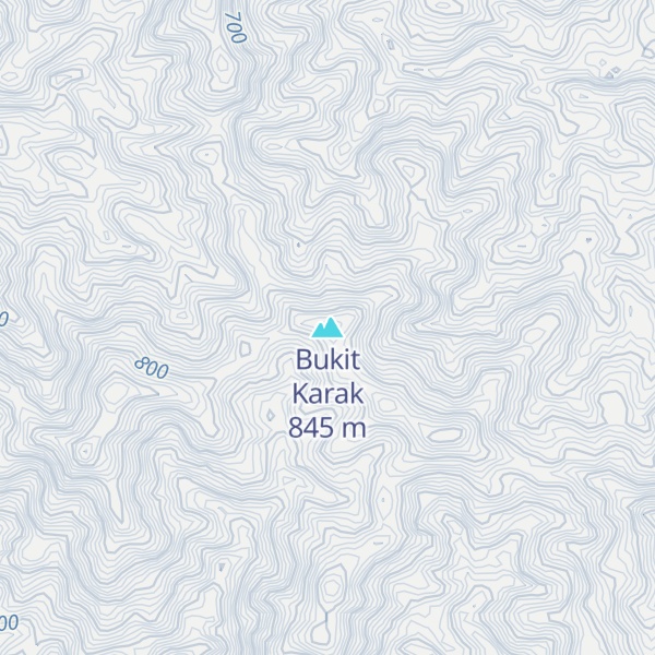 Map of Bukit Karak