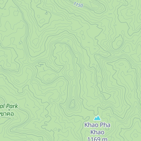 Map of เขาผ้าขาว