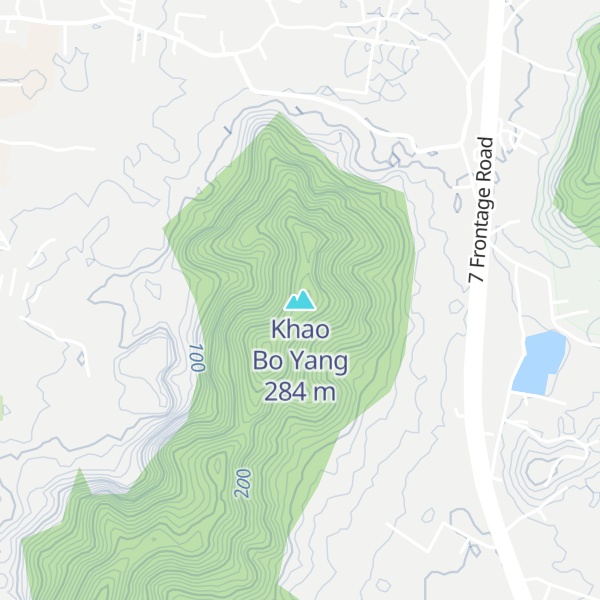 Map of Khao Bo Yang