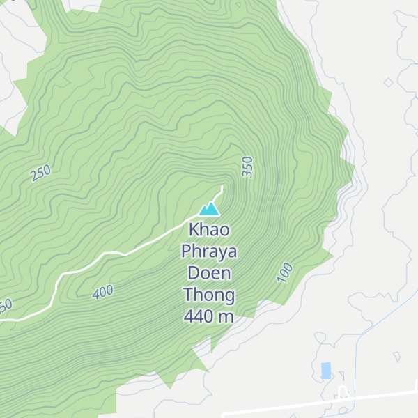 Map of Khao Phraya Doen Thong