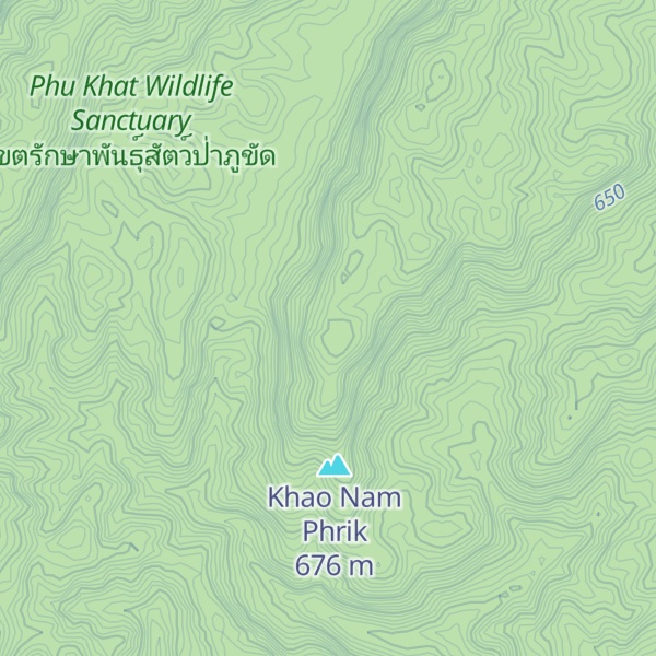 Map of Khao Pha Lat