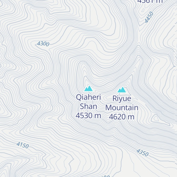 Map of Qiaheri Shan