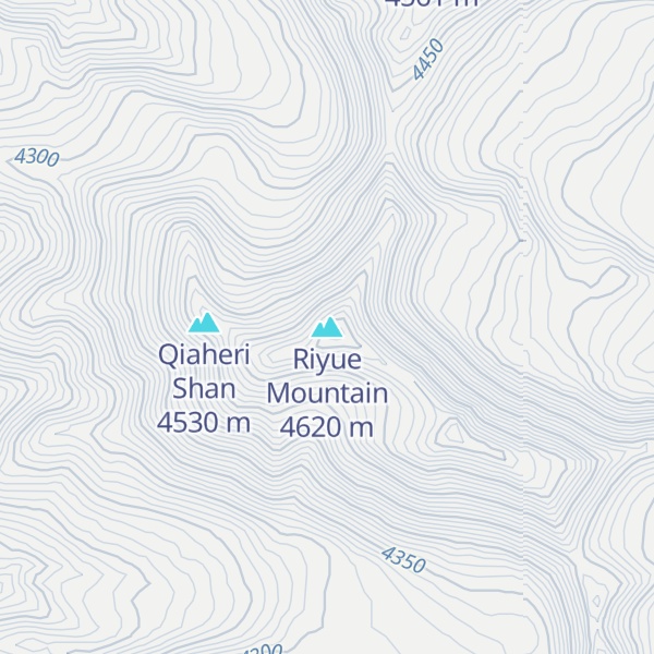 Map of Riyue Mountain