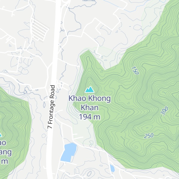 Map of Khao Khong Khan