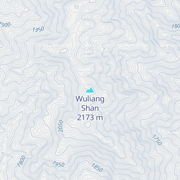 Map of Wuliang Shan