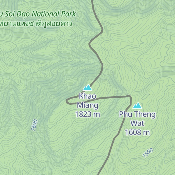 Map of Khao Miang