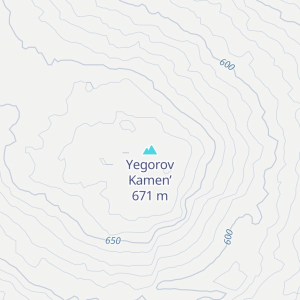Map of Yegorov Kamen’