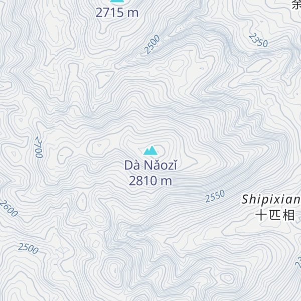 Map of Dà Nǎozǐ