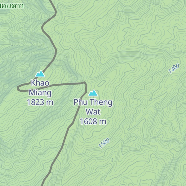Map of Phu Theng Wat