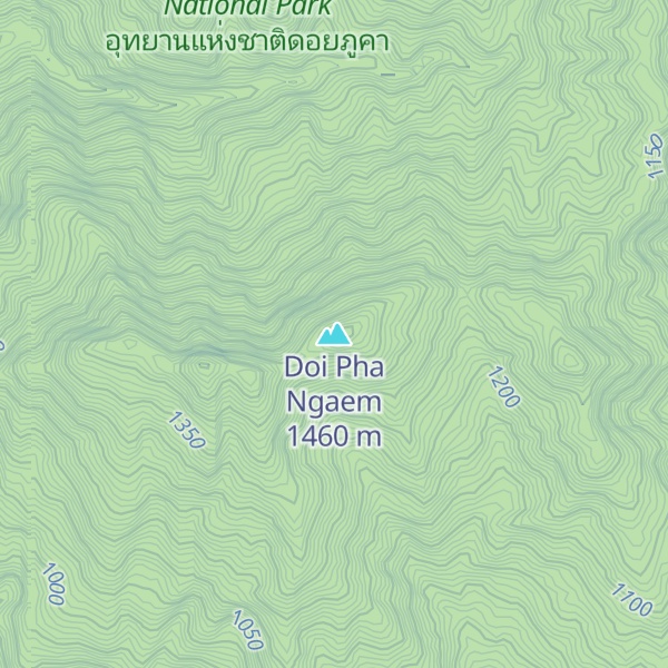 Map of Doi Pha Ngaem
