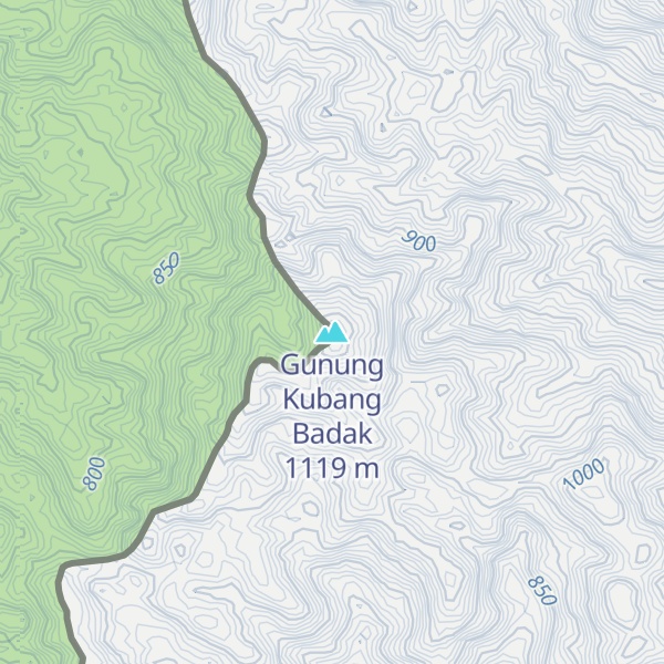 Map of Gunung Kubang Badak