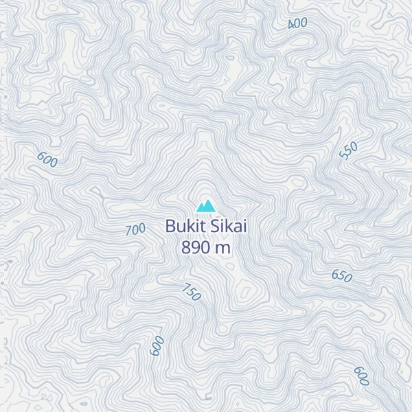 Map of Bukit Sikai