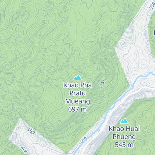 Map of Khao Pha Pratu Mueang