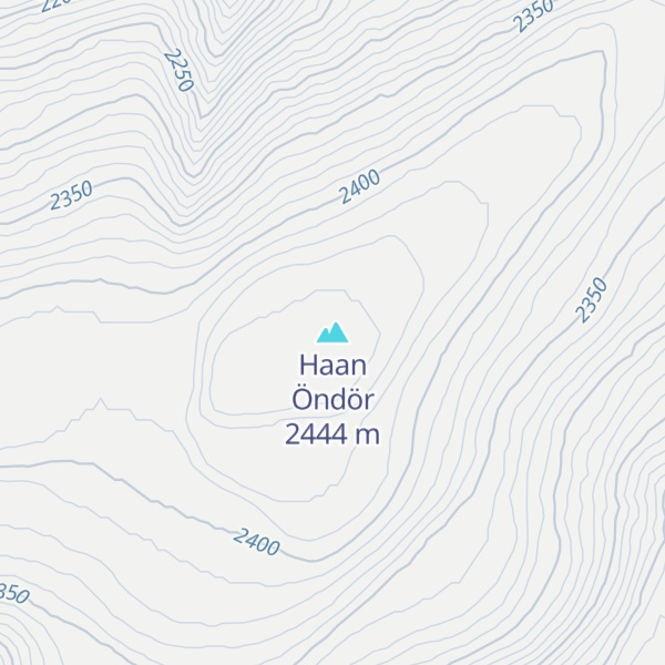 Map of Haan Öndör