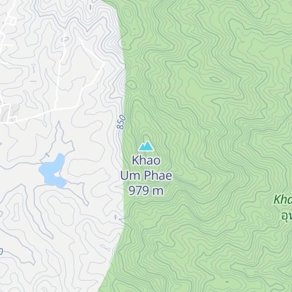 Map of Khao Um Phae