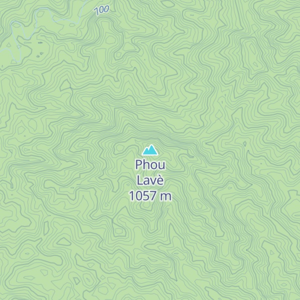 Map of Phou Lavè