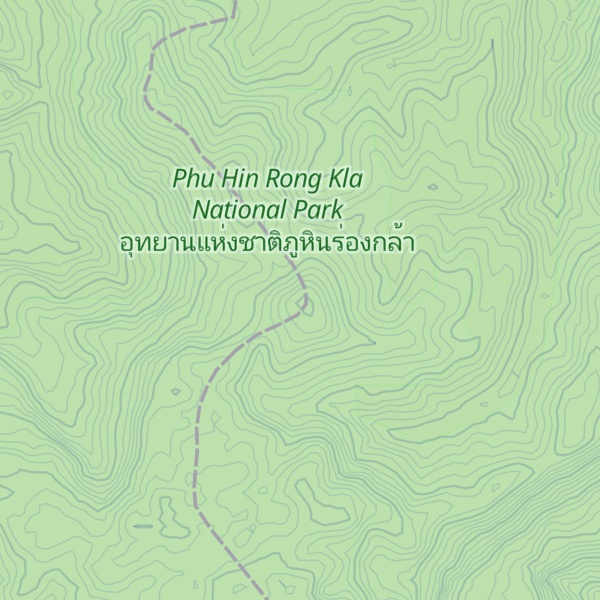 Map of Phu Hin Rong Kla