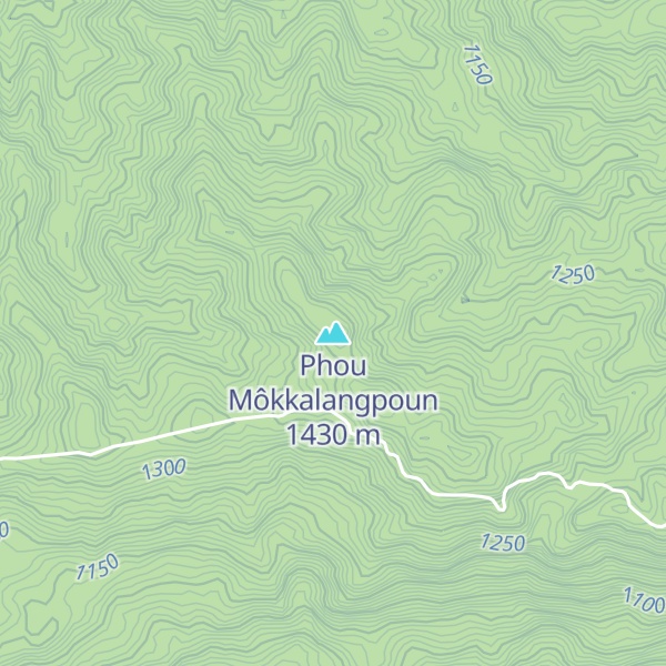 Map of Phou Môkkalangpoun
