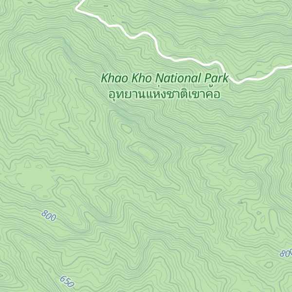 Map of Khao Plok Lon