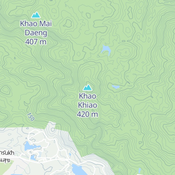 Map of Khao Khiao